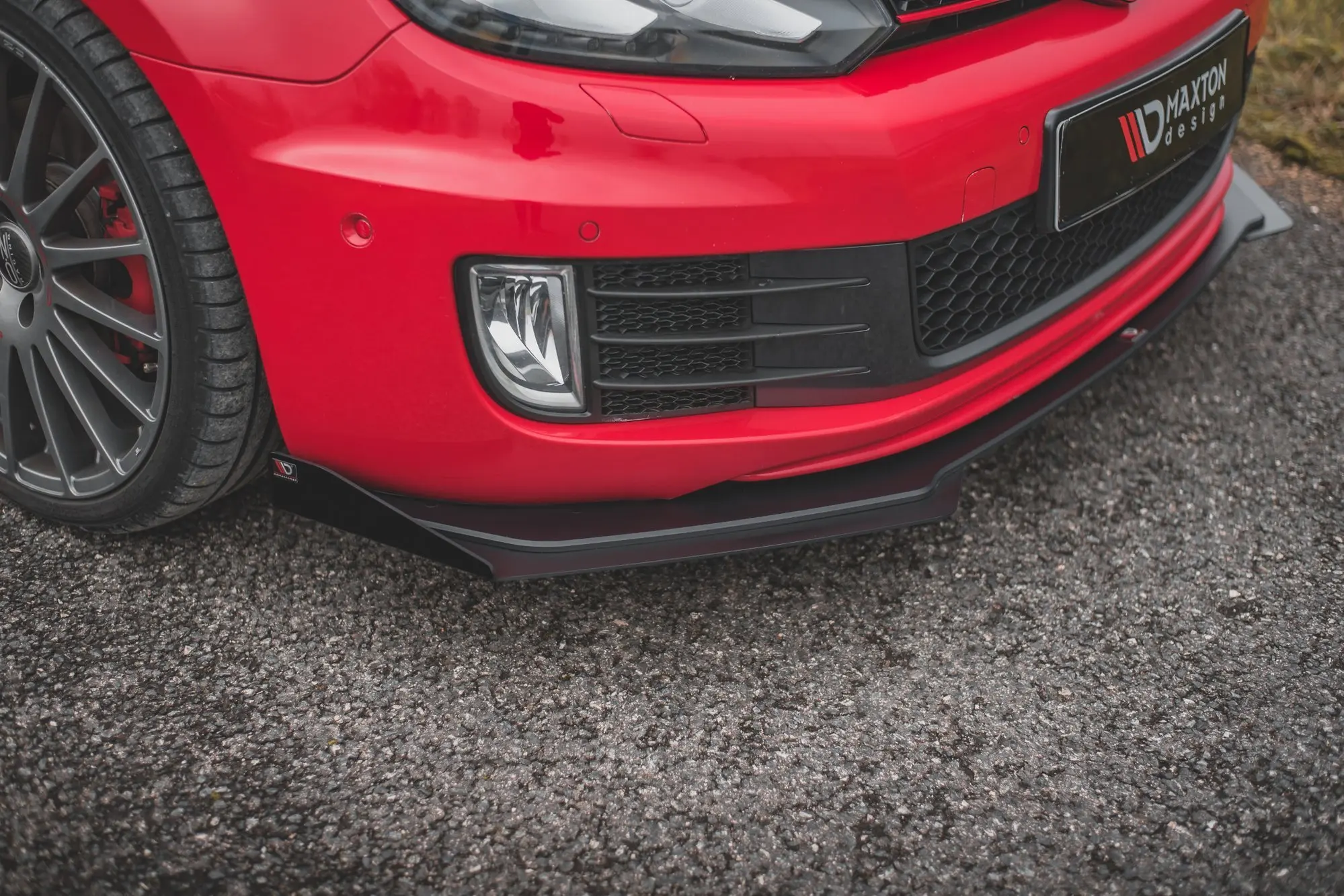 Frontspoiler + Flopper VW Golf VI GTI 2008-2012 | V.3 Street Pro Black Edition