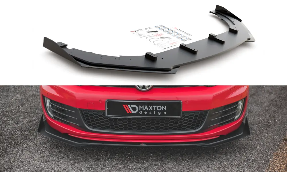Frontspoiler + Flopper VW Golf VI GTI 2008-2012 | V.3 Street Pro Black Edition – bilde 3
