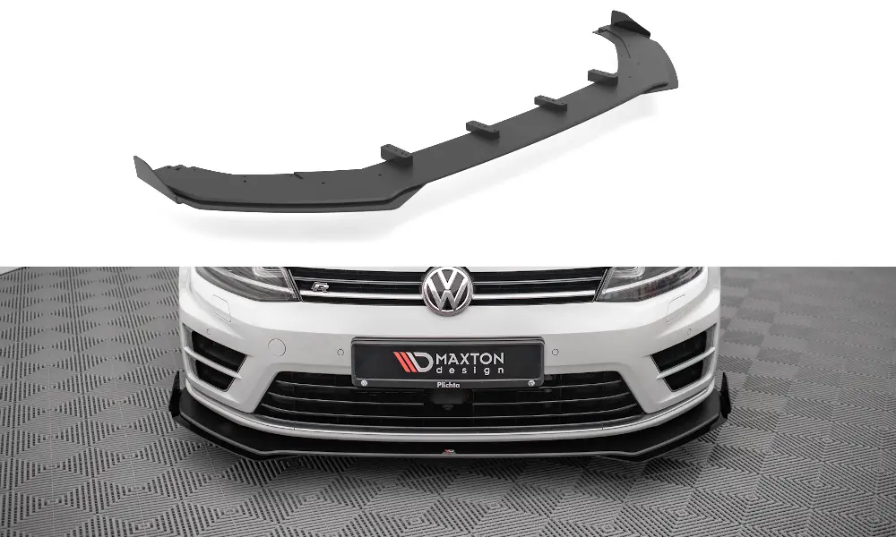 Frontspoiler + Flopper VW Golf VII R 2013-2016 | V.1 Street Pro Black Edition – bilde 3