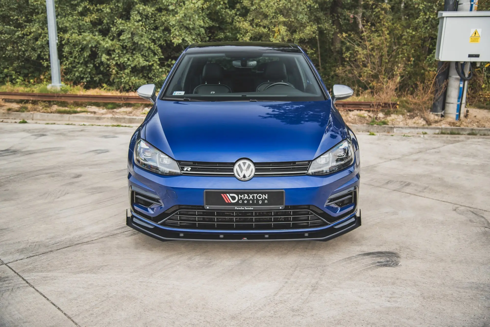Frontspoiler + Flopper VW Golf VII R / R-Line Facelift 2017-2020 | Racing Durability Black Edition – bilde 4