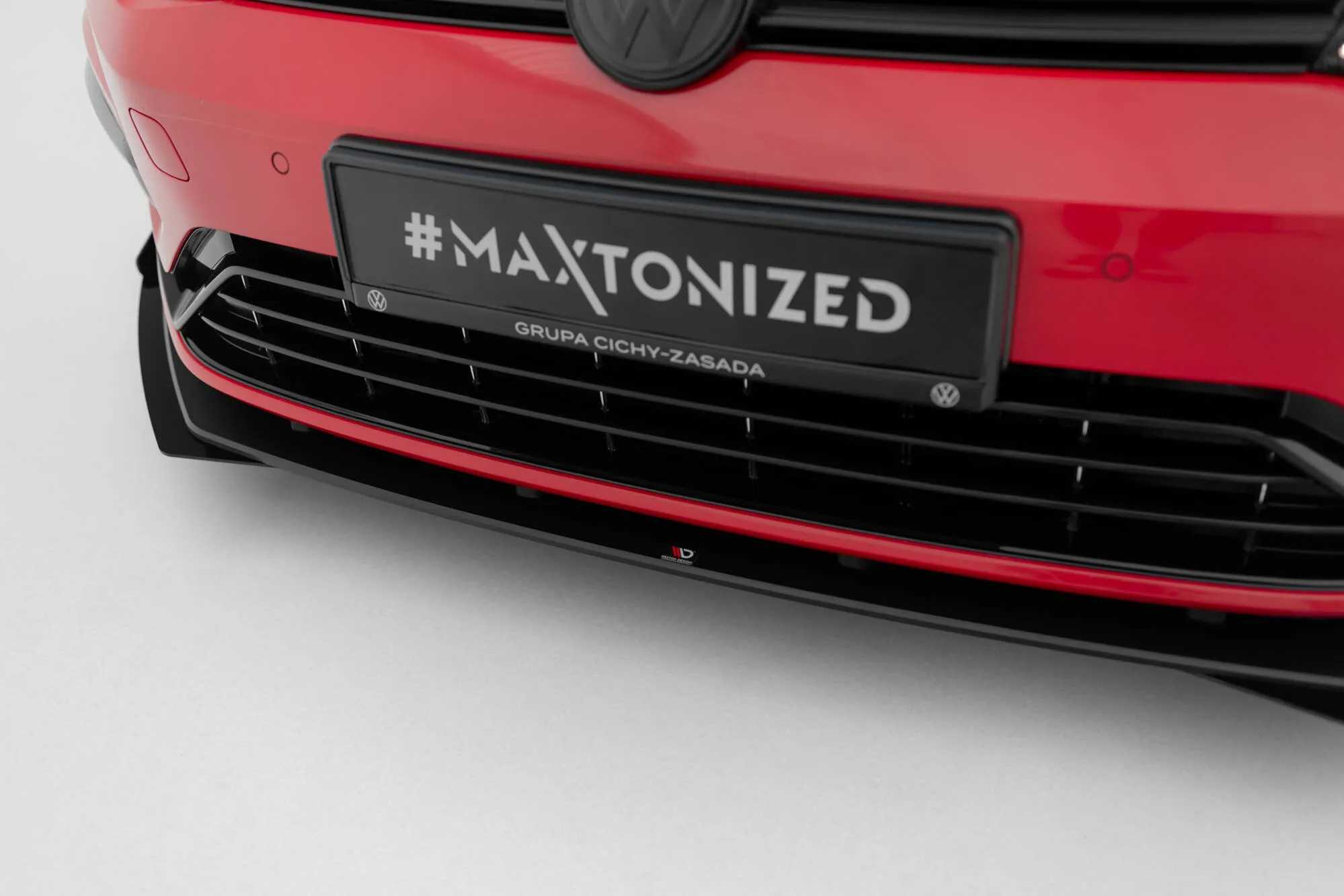 Frontspoiler + Flopper VW Golf VII R / R-Line Facelift 2017-2020 | Street Pro Black Edition – bilde 3