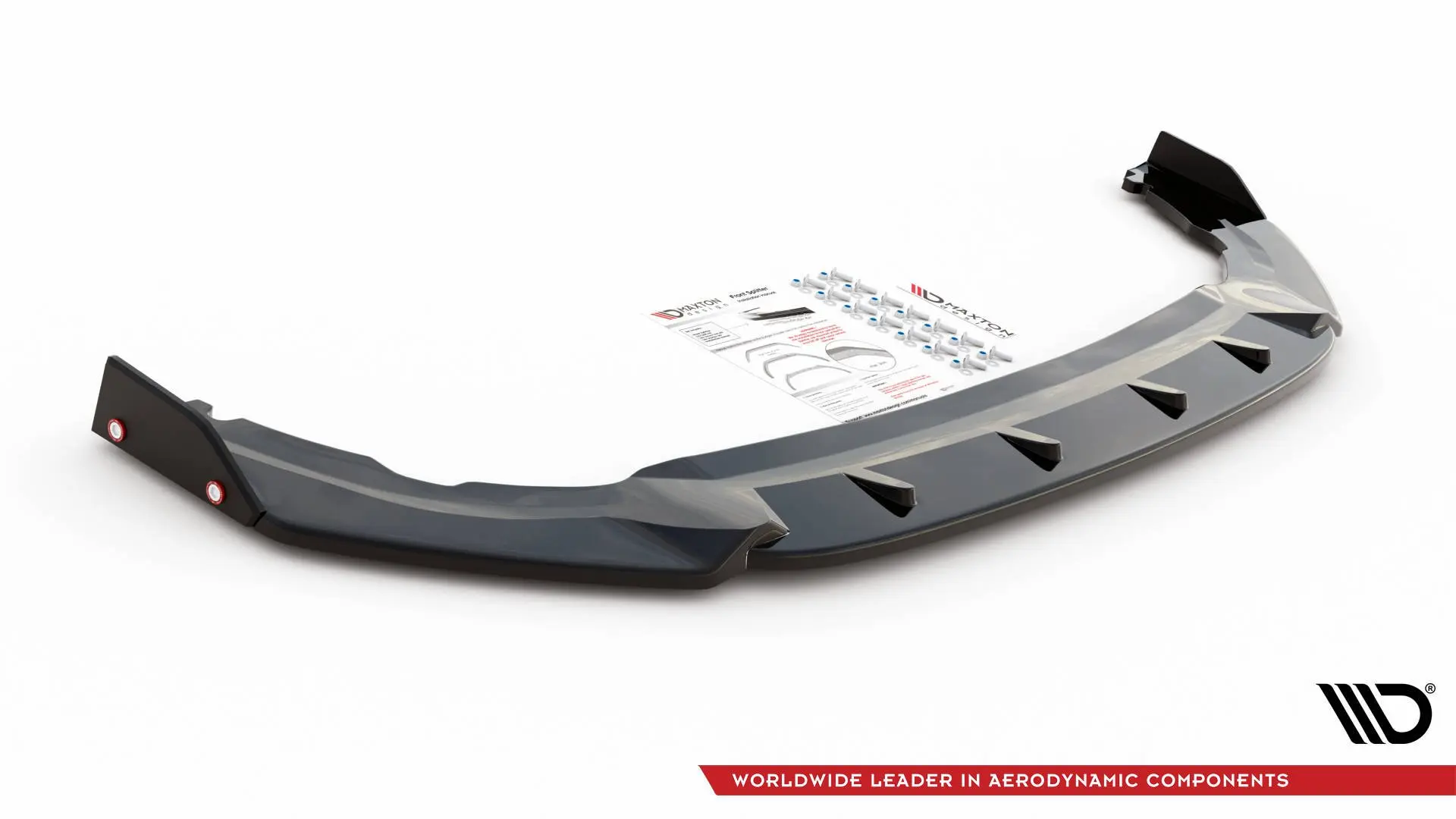 Frontspoiler + Flopper VW Golf VIII GTI Clubsport 2020-> | V.1 Glossy Black Edition – bilde 5