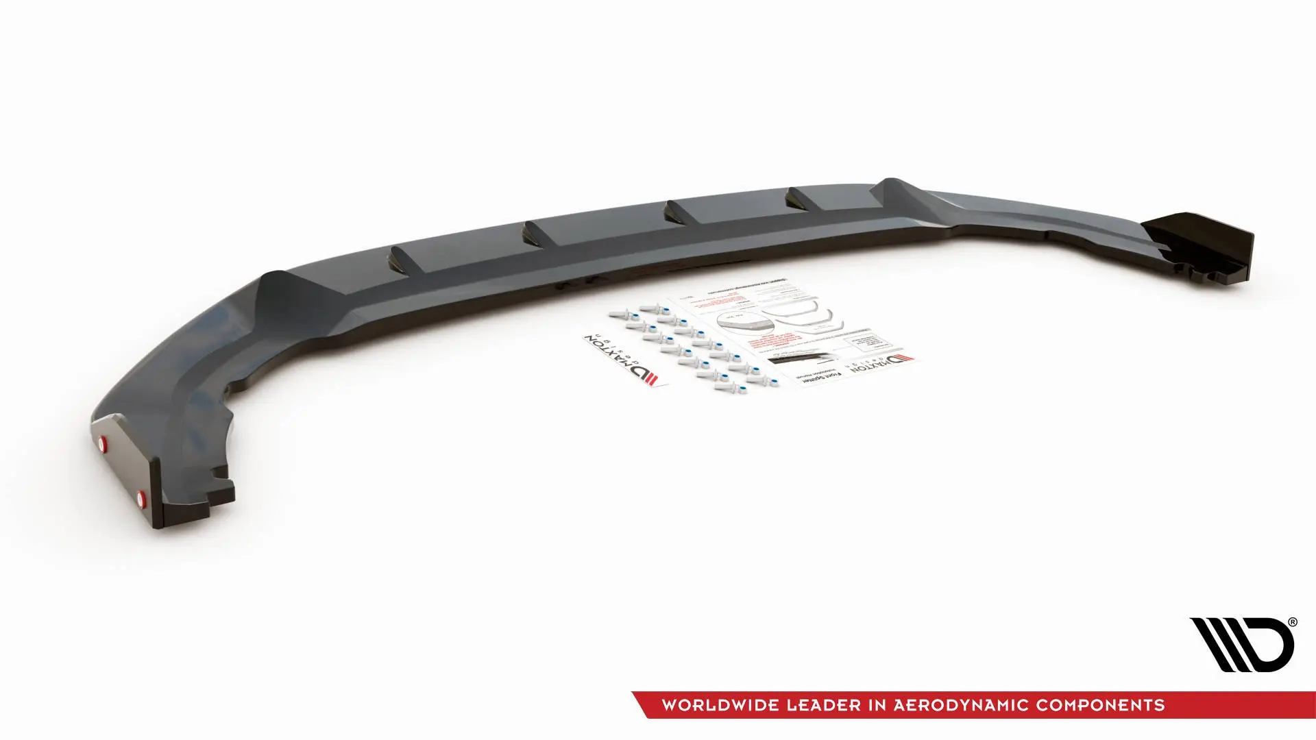Frontspoiler + Flopper VW Golf VIII GTI Clubsport 2020-> | V.1 Glossy Black Edition – bilde 6