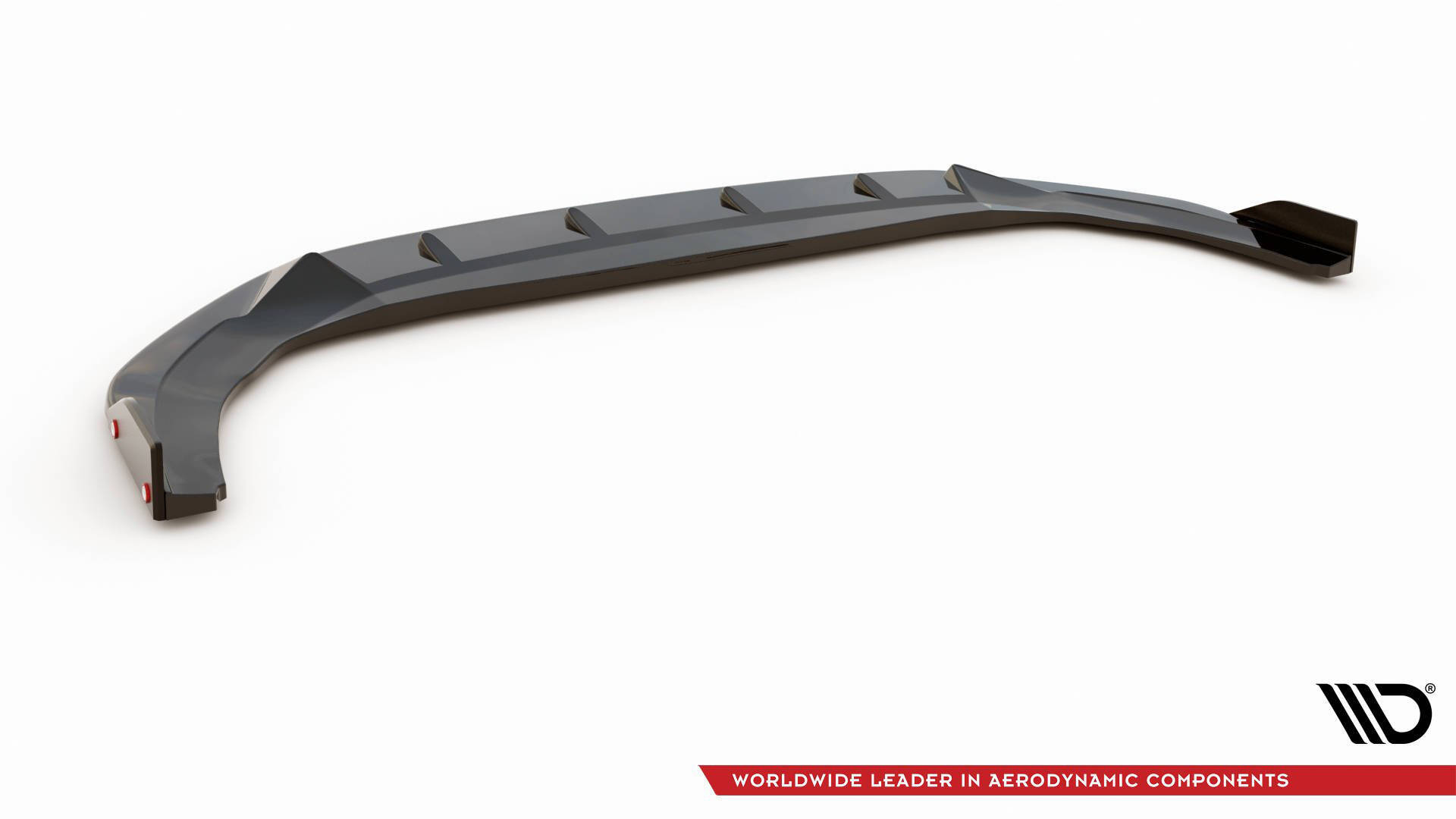 Frontspoiler + Flopper VW Golf VIII GTI / GTE / R-Line 2019 -> | V.3 Glossy Black Edition – bilde 6