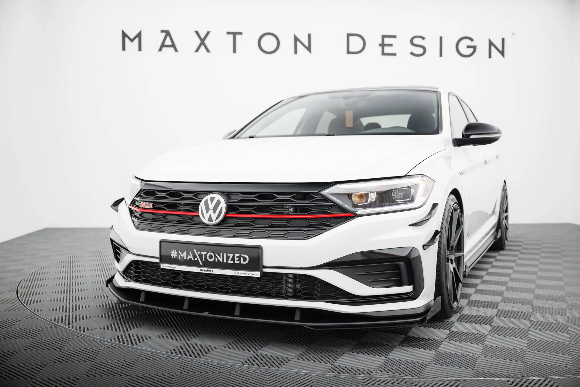 Frontspoiler + Flopper VW Jetta Gli VII 2019 - 2021 | Street Pro Black Edition