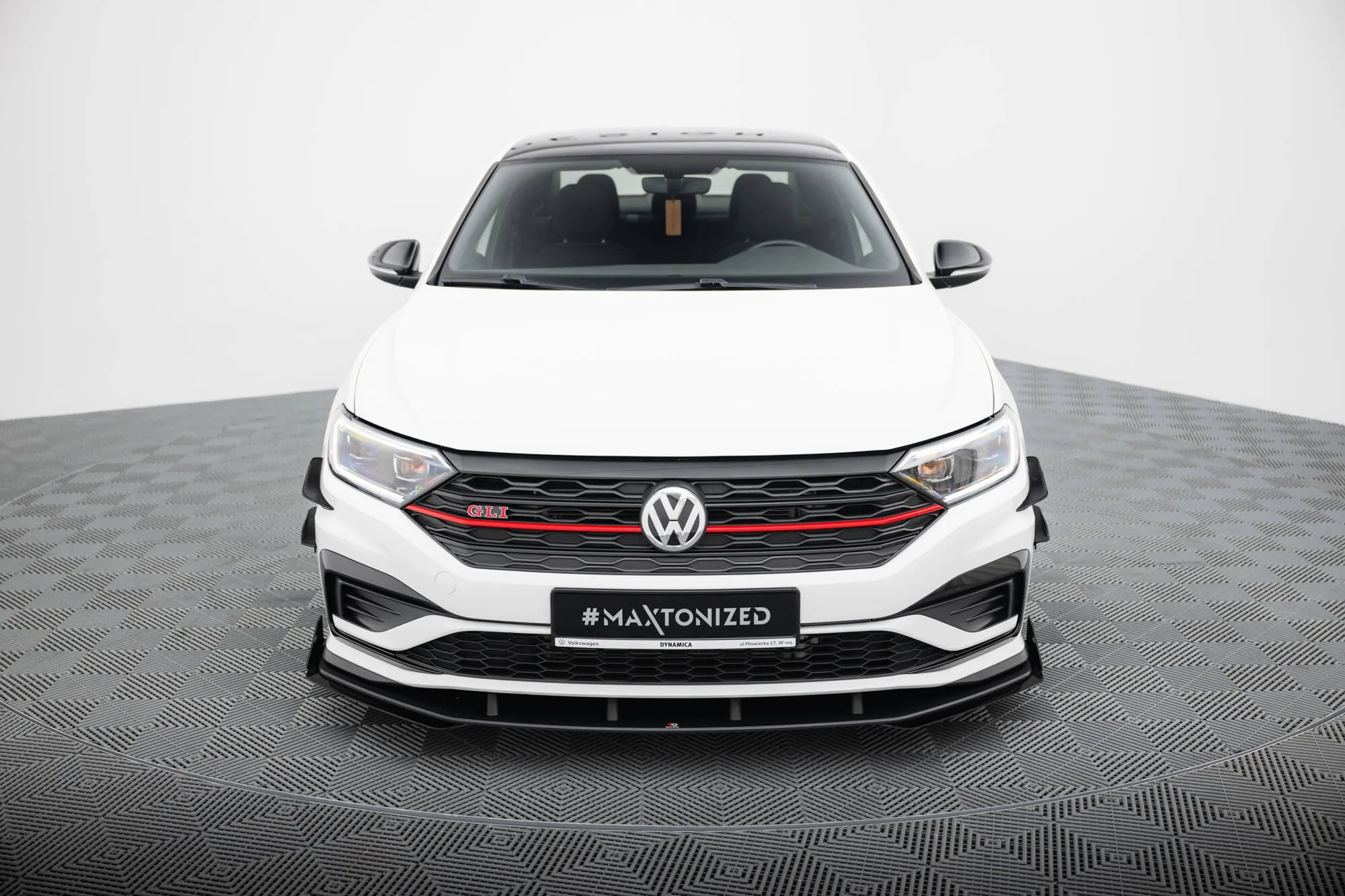 Frontspoiler + Flopper VW Jetta Gli VII 2019 - 2021 | Street Pro Black Edition – bilde 2