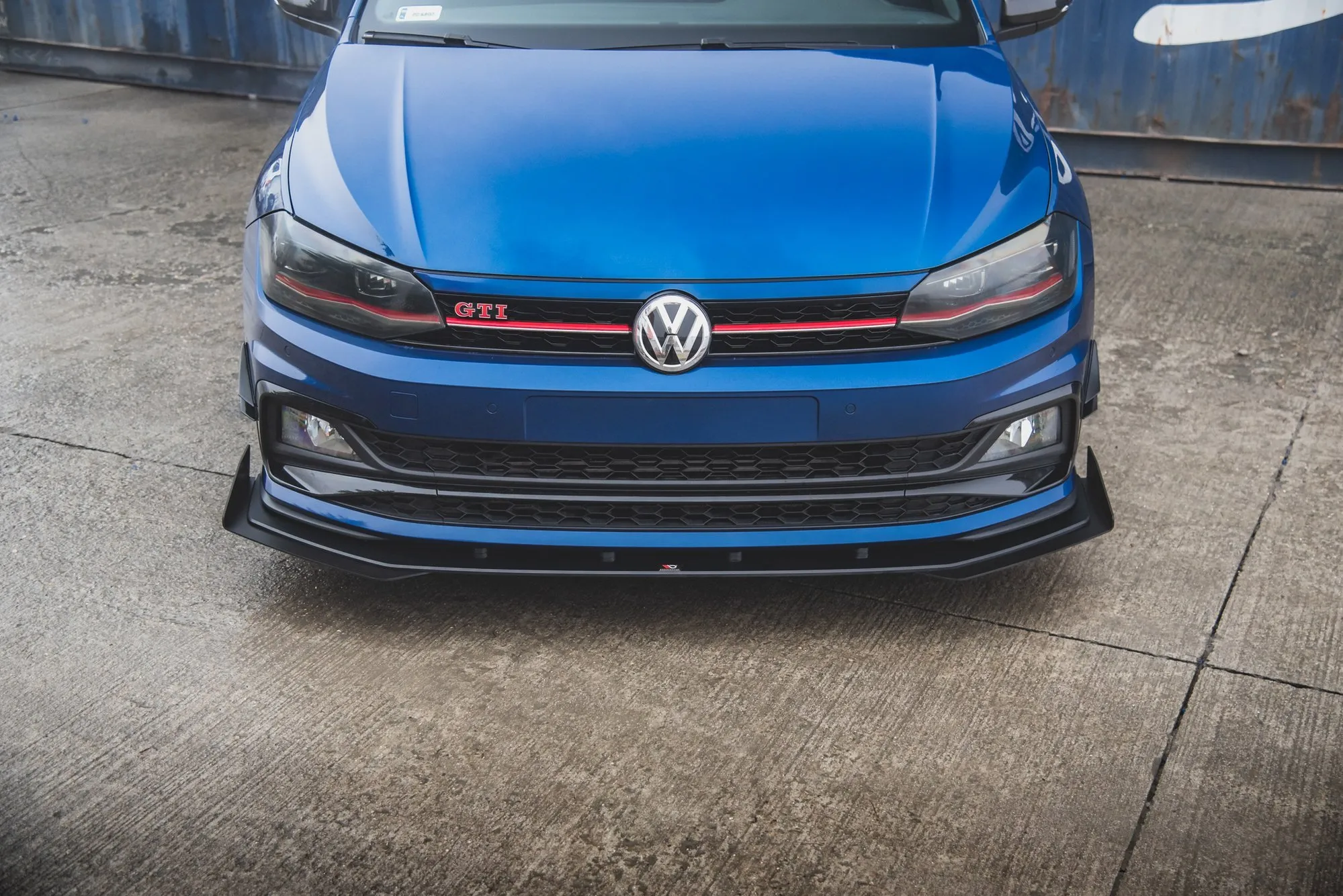 Frontspoiler + Flopper VW Polo VI GTI 2017-2021 | Street Pro Black Edition – bilde 6
