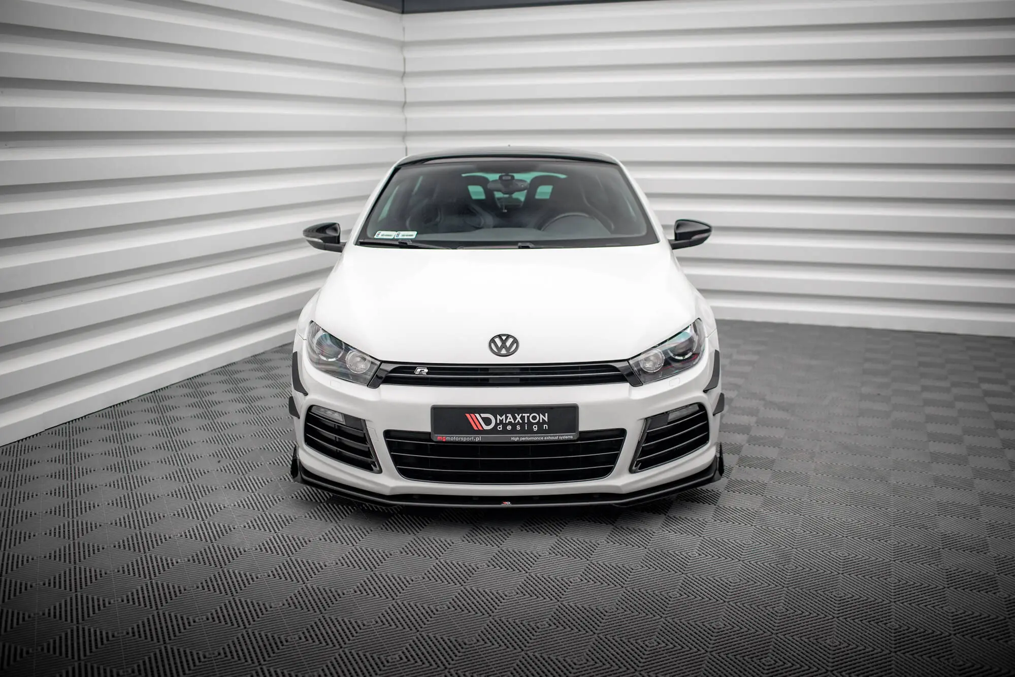Frontspoiler + flopper VW Scirocco R mk3 2008 - 2014 | Street Pro Black Edition – bilde 3