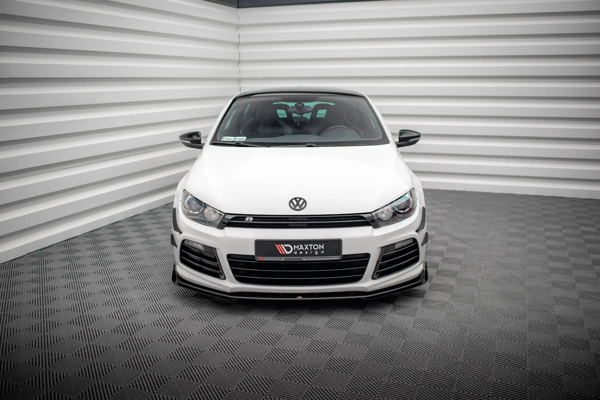 Frontspoiler + Flopper VW Scirocco R mk3 2008 - 2014 | Street Pro Black Edition – bilde 2