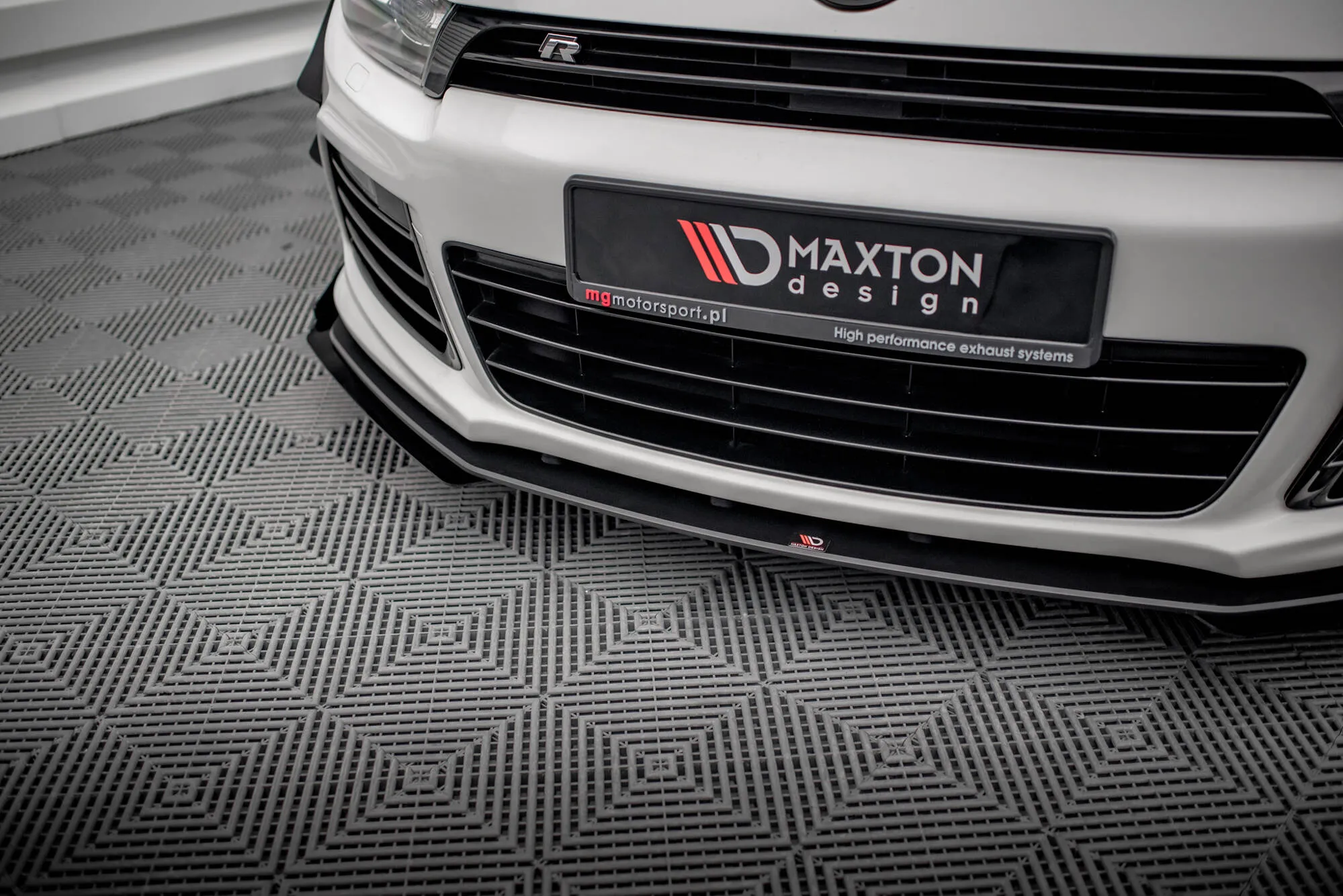 Frontspoiler + Flopper VW Scirocco R mk3 2008 - 2014 | Street Pro Black Edition – bilde 5