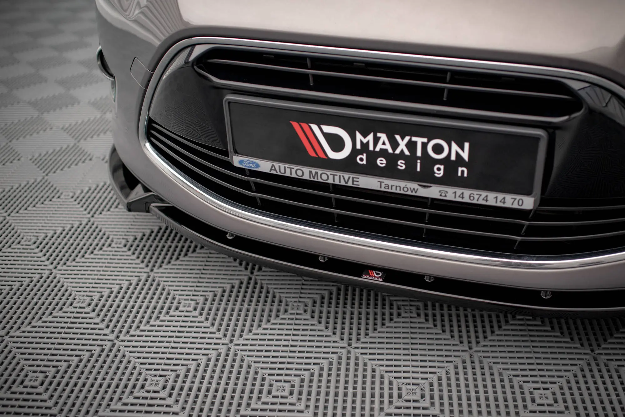Frontspoiler Ford C-Max II 2010-2014 | Glossy Black Edition