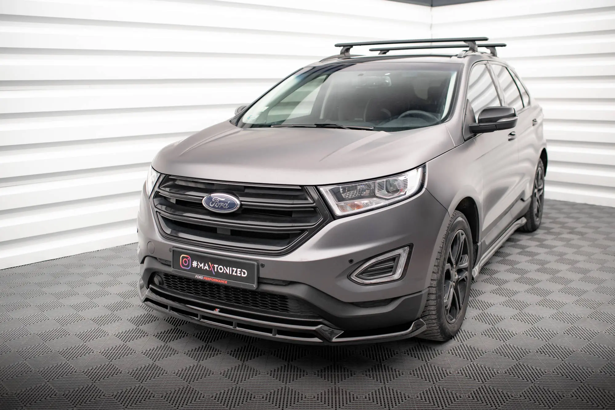 Frontspoiler Ford Edge II 2014-2019 | Glossy Black Edition