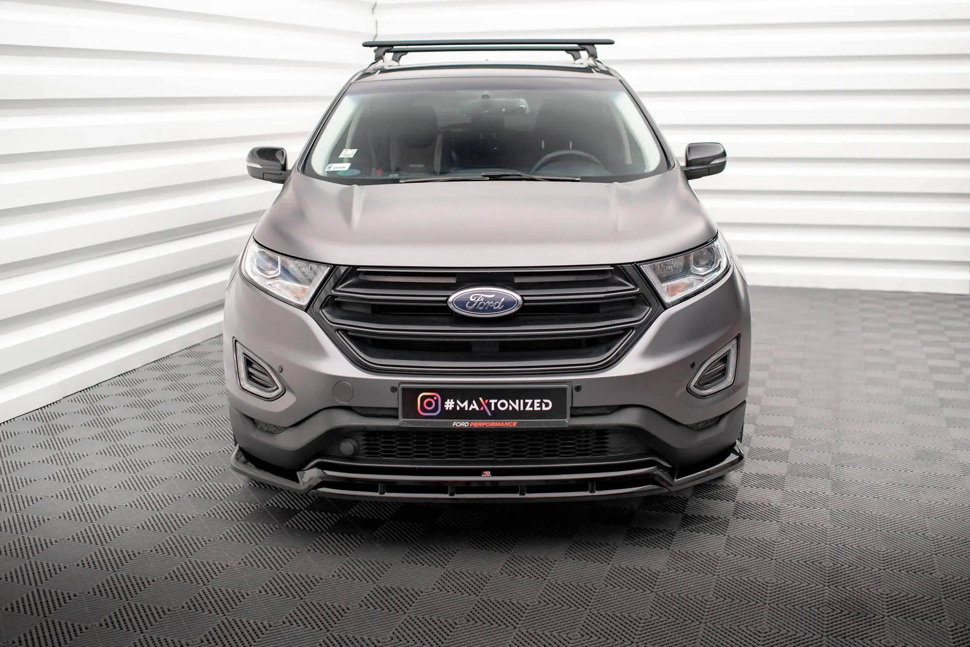 Frontspoiler Ford Edge II 2014-2019 | Glossy Black Edition – bilde 3