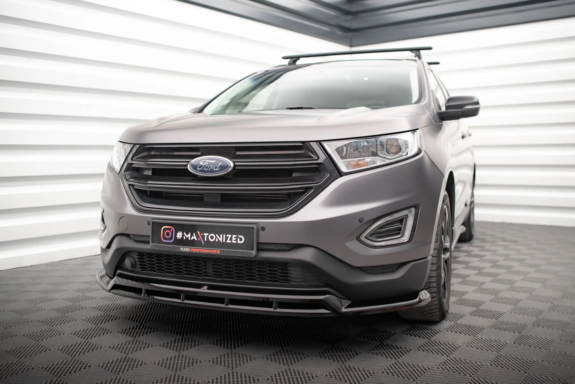 Frontspoiler Ford Edge II 2014-2019 | Glossy Black Edition – bilde 4