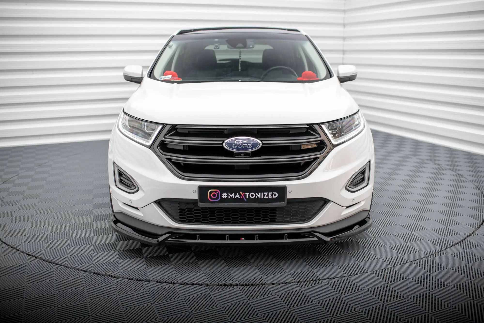 Frontspoiler Ford Edge Sport Mk2 2014 -2019 | Glossy Black Edition – bilde 3