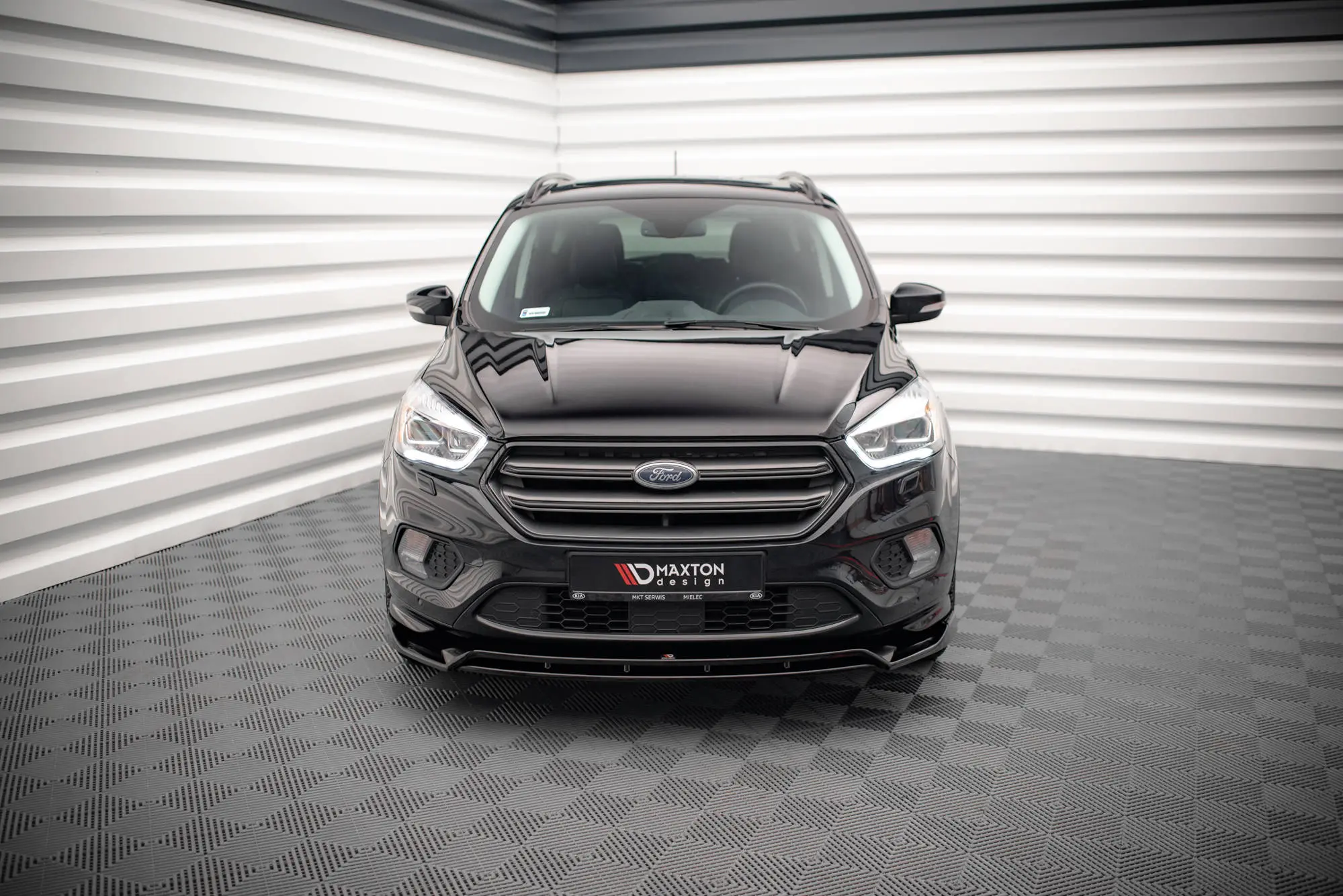 Frontspoiler Ford Escape III ST-Line 2012-2019 | V.1 Glossy Black Edition