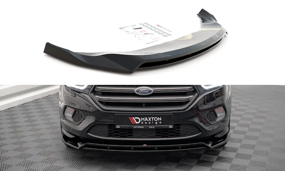 Frontspoiler Ford Escape III ST-Line 2012-2019 | V.1 Glossy Black Edition – bilde 2
