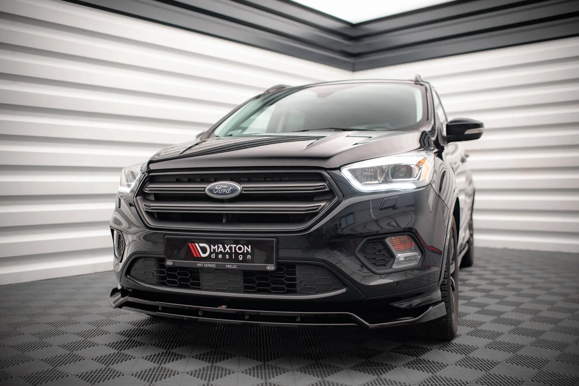 Frontspoiler Ford Escape III ST-Line 2012-2019 | V.1 Glossy Black Edition – bilde 4