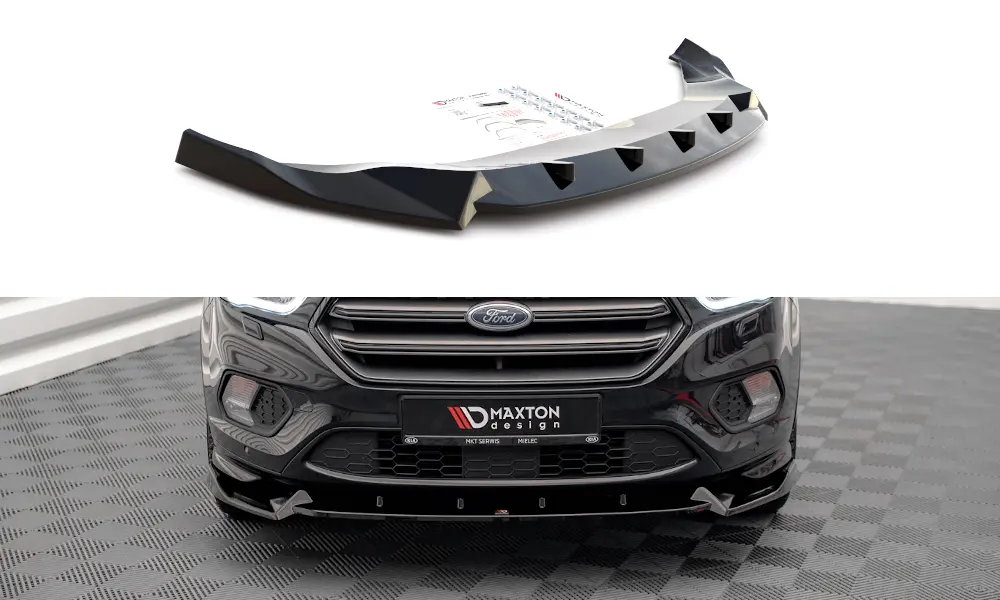 Frontspoiler Ford Escape III ST-Line 2012-2019 | V.2 Glossy Black Edition – bilde 2
