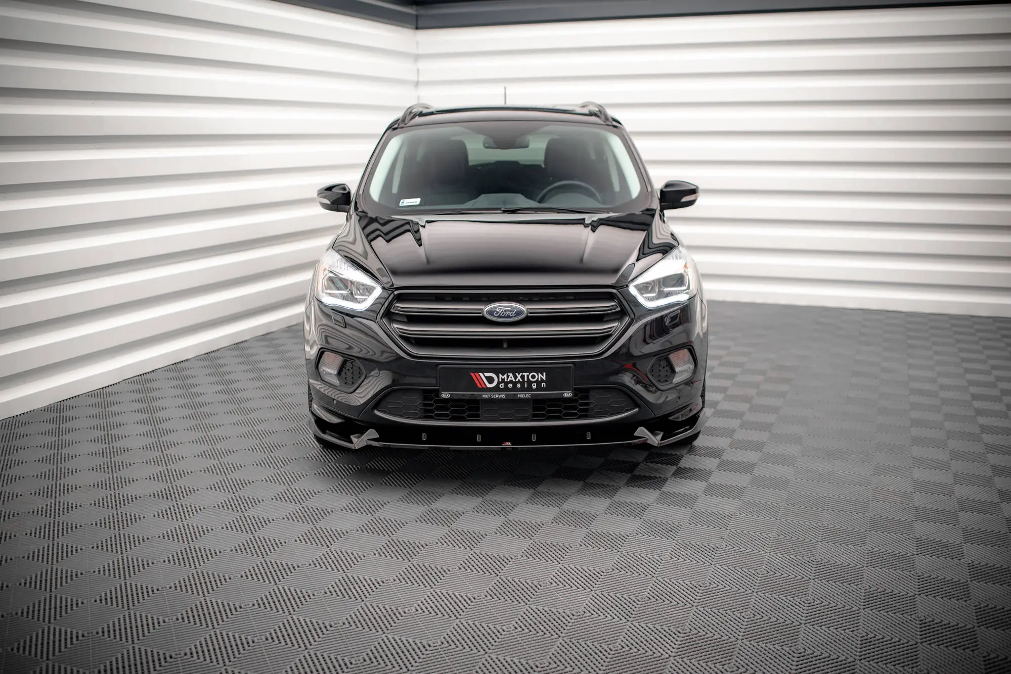 Frontspoiler Ford Escape III ST-Line 2012-2019 | V.2 Glossy Black Edition – bilde 3