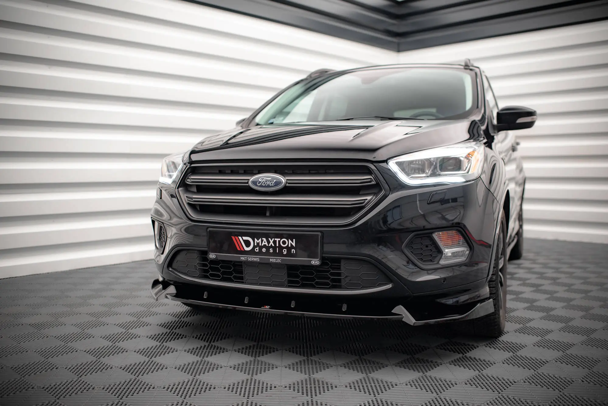 Frontspoiler Ford Escape III ST-Line 2012-2019 | V.2 Glossy Black Edition – bilde 4