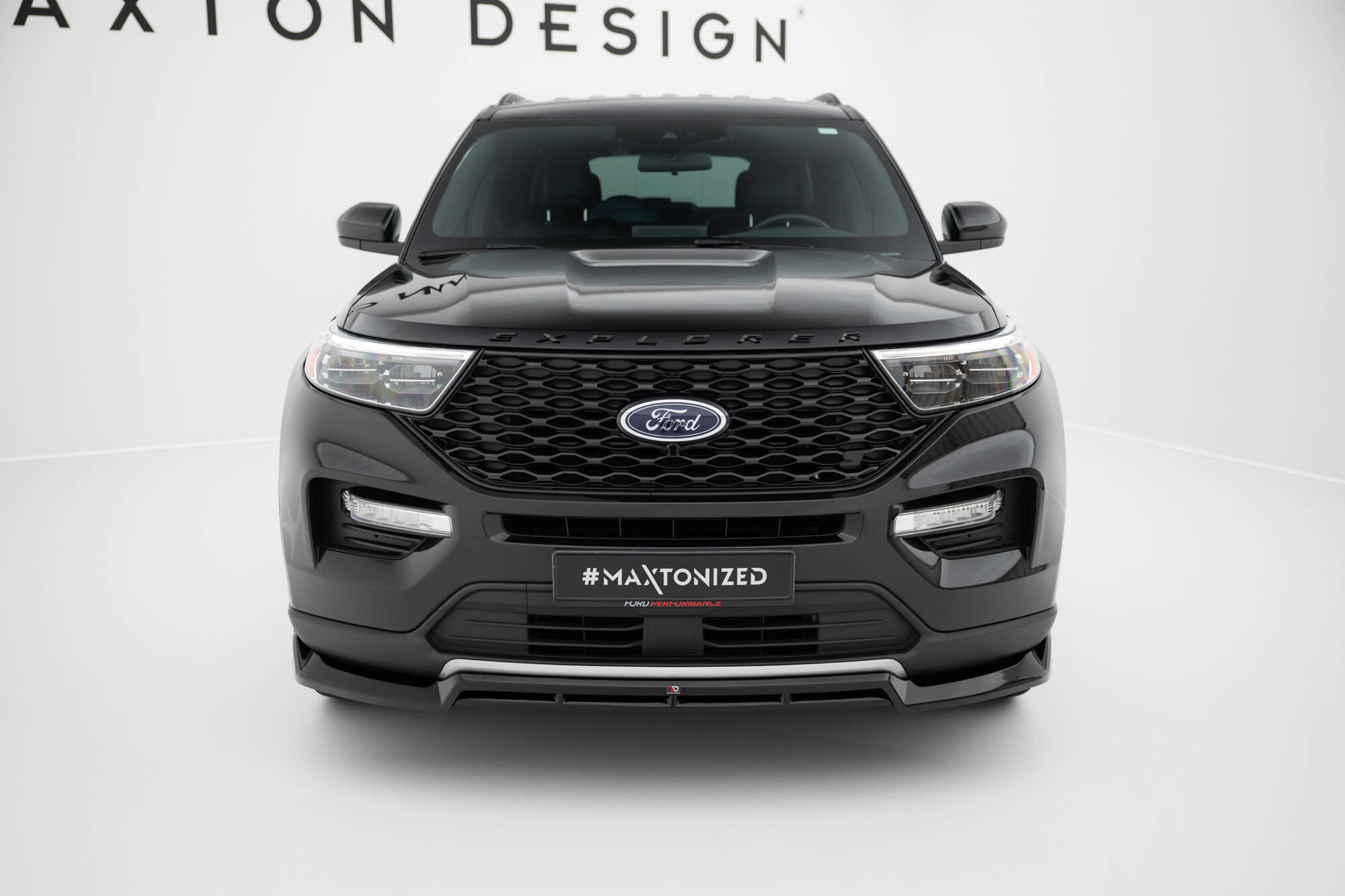 Frontspoiler Ford Explorer XLT VI 2019 - 2024 | Sport Glossy Black Edition – bilde 2