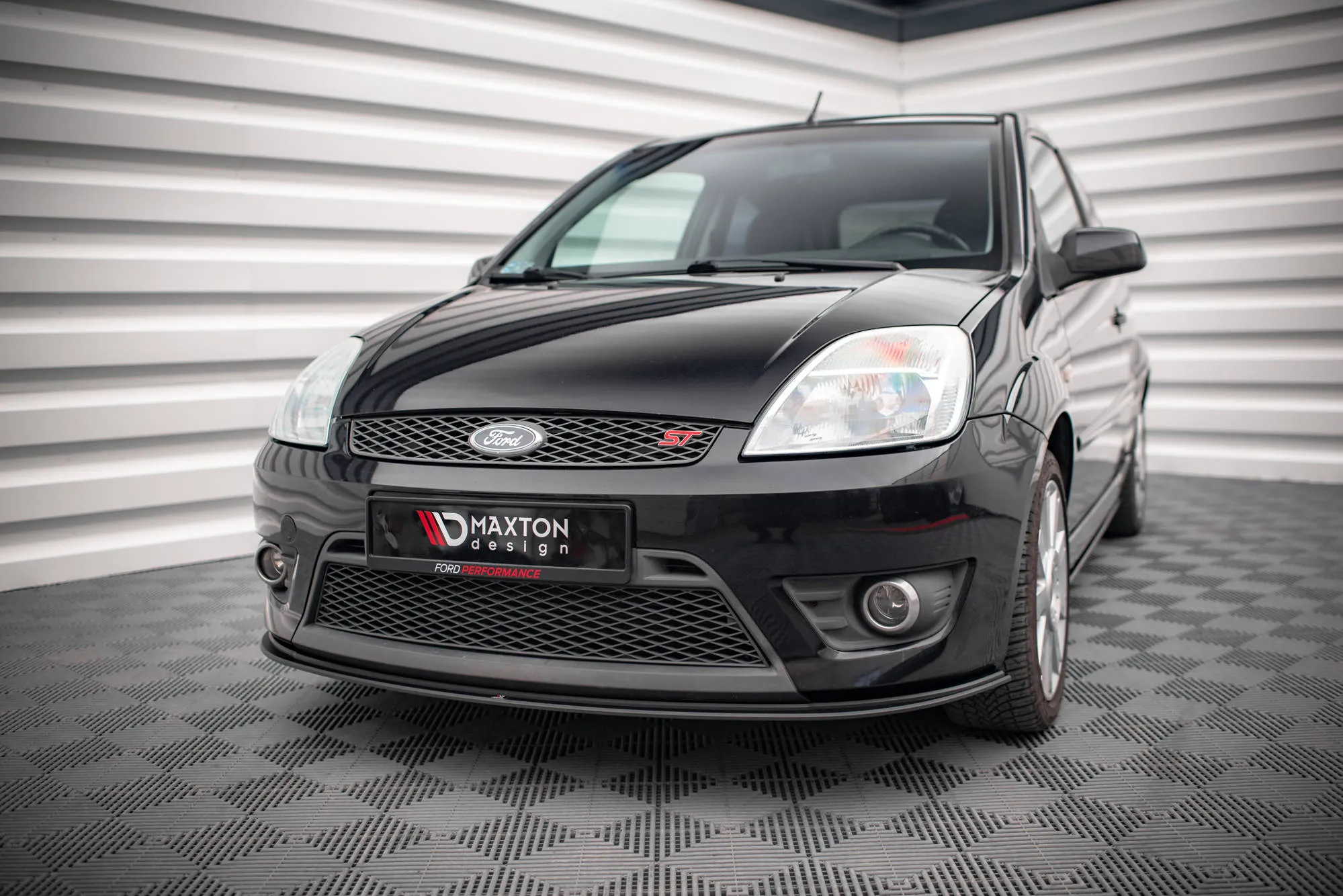 Frontspoiler Ford Fiesta Mk5 ST 2005 - 2008 | Street Pro Black Edition
