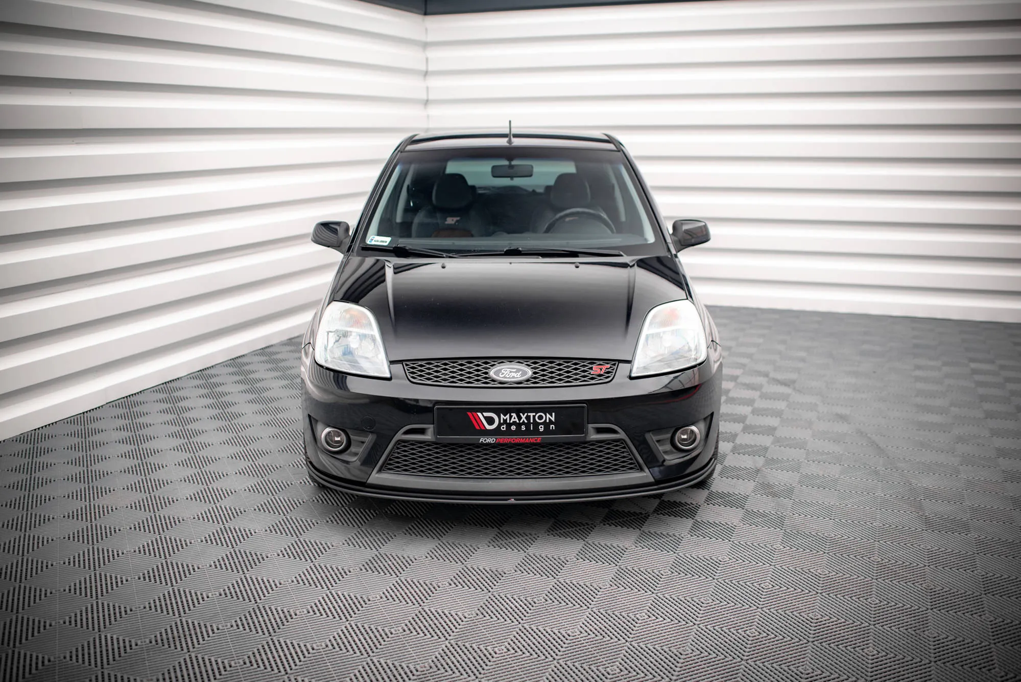 Frontspoiler Ford Fiesta Mk5 ST 2005 - 2008 | Street Pro Black Edition – bilde 2