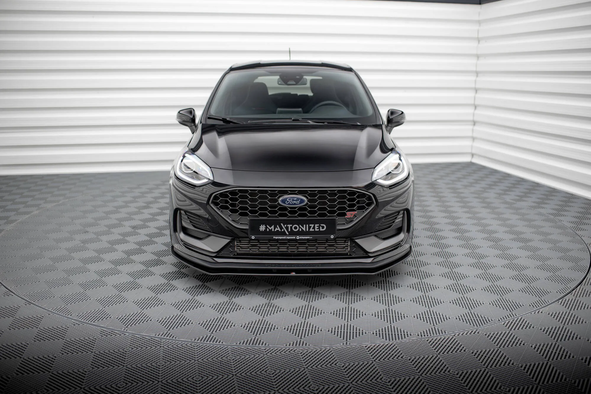 Frontspoiler Ford Fiesta Mk7 ST Facelift 2021 - 2023 | Street Pro Black Edition – bilde 2