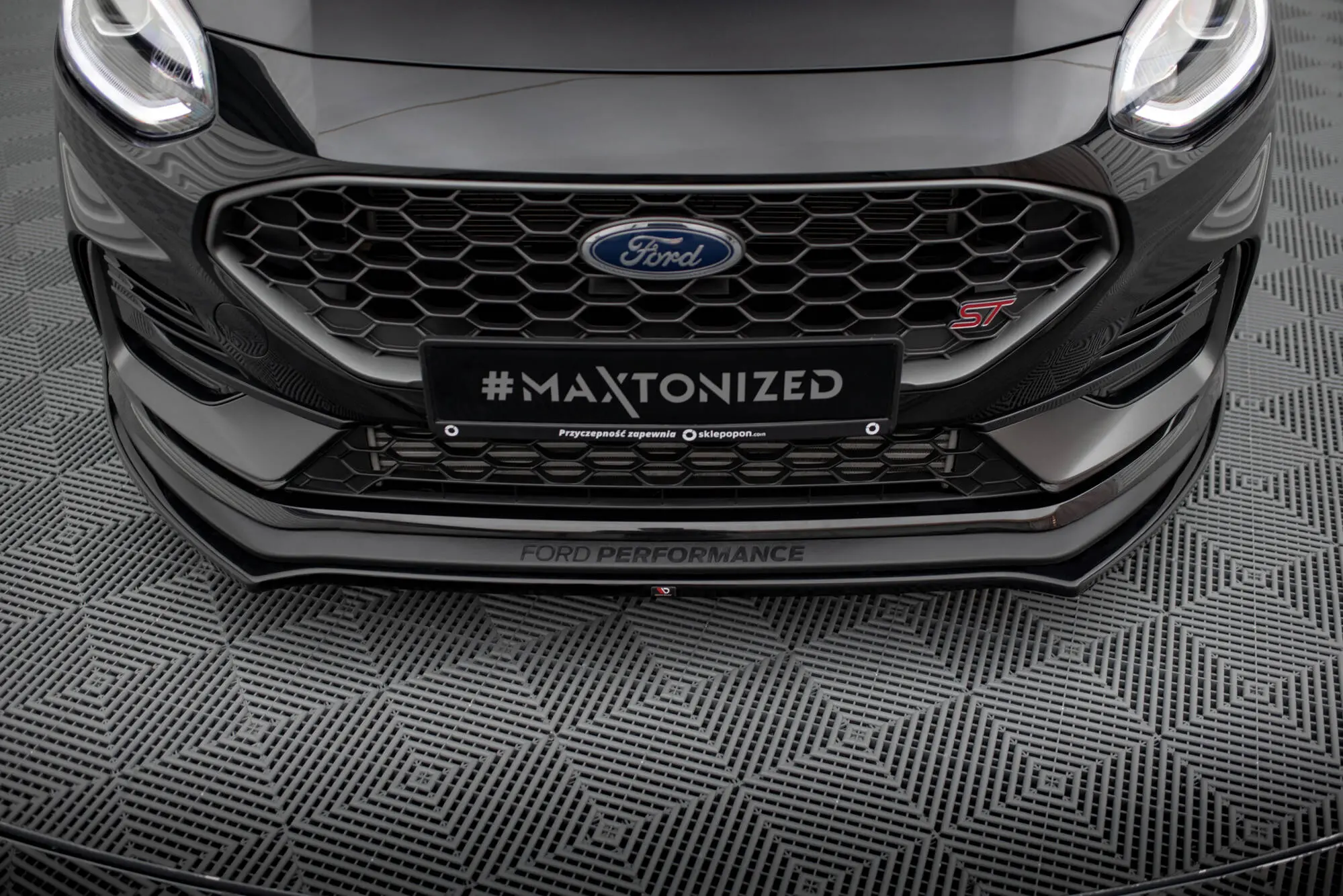 Frontspoiler Ford Fiesta Mk7 ST Facelift 2021 - 2023 | V.1 Glossy Black Edition – bilde 5