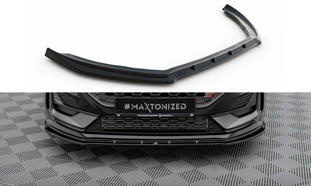 Frontspoiler Ford Fiesta Mk7 ST Facelift 2021 - 2023 | V.2 Glossy Black Edition – bilde 3