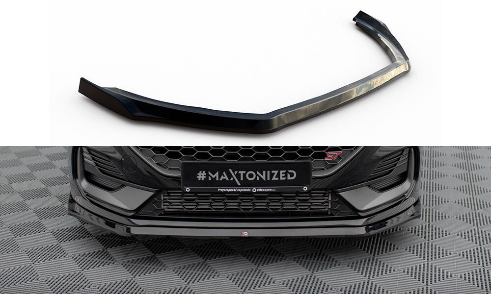 Frontspoiler Ford Fiesta Mk7 ST Facelift 2021 - 2023 | V.3 Glossy Black Edition – bilde 3