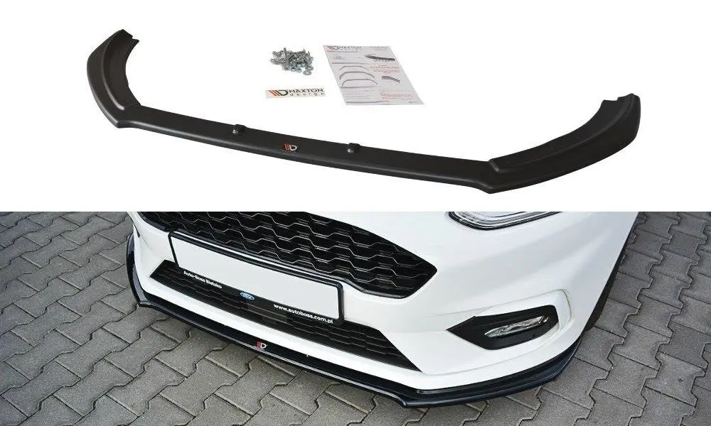 Frontspoiler Ford Fiesta Mk7 ST / ST-Line 2016 - 2021 | V.2 Glossy Black Edition – bilde 2