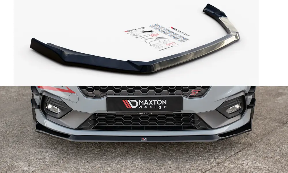Frontspoiler Ford Fiesta Mk7 ST / ST-Line 2016 - 2021 | V.5 Glossy Black Edition – bilde 2