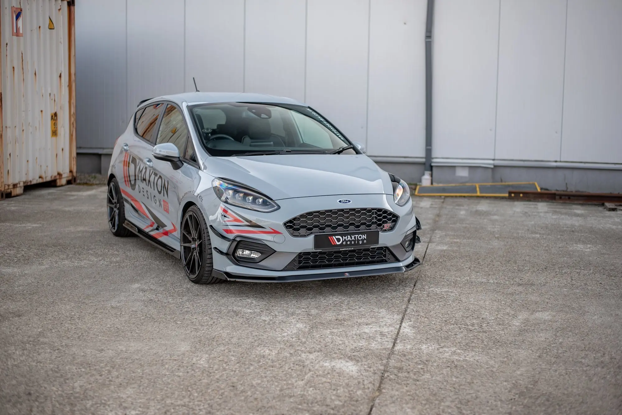 Frontspoiler Ford Fiesta Mk7 ST / ST-Line 2016 - 2021 | V.5 Glossy Black Edition – bilde 5