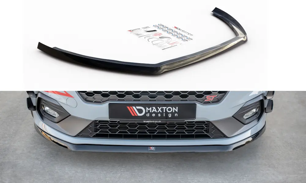 Frontspoiler Ford Fiesta Mk7 ST / ST-Line 2016 - 2021 | V.6 Glossy Black Edition – bilde 2