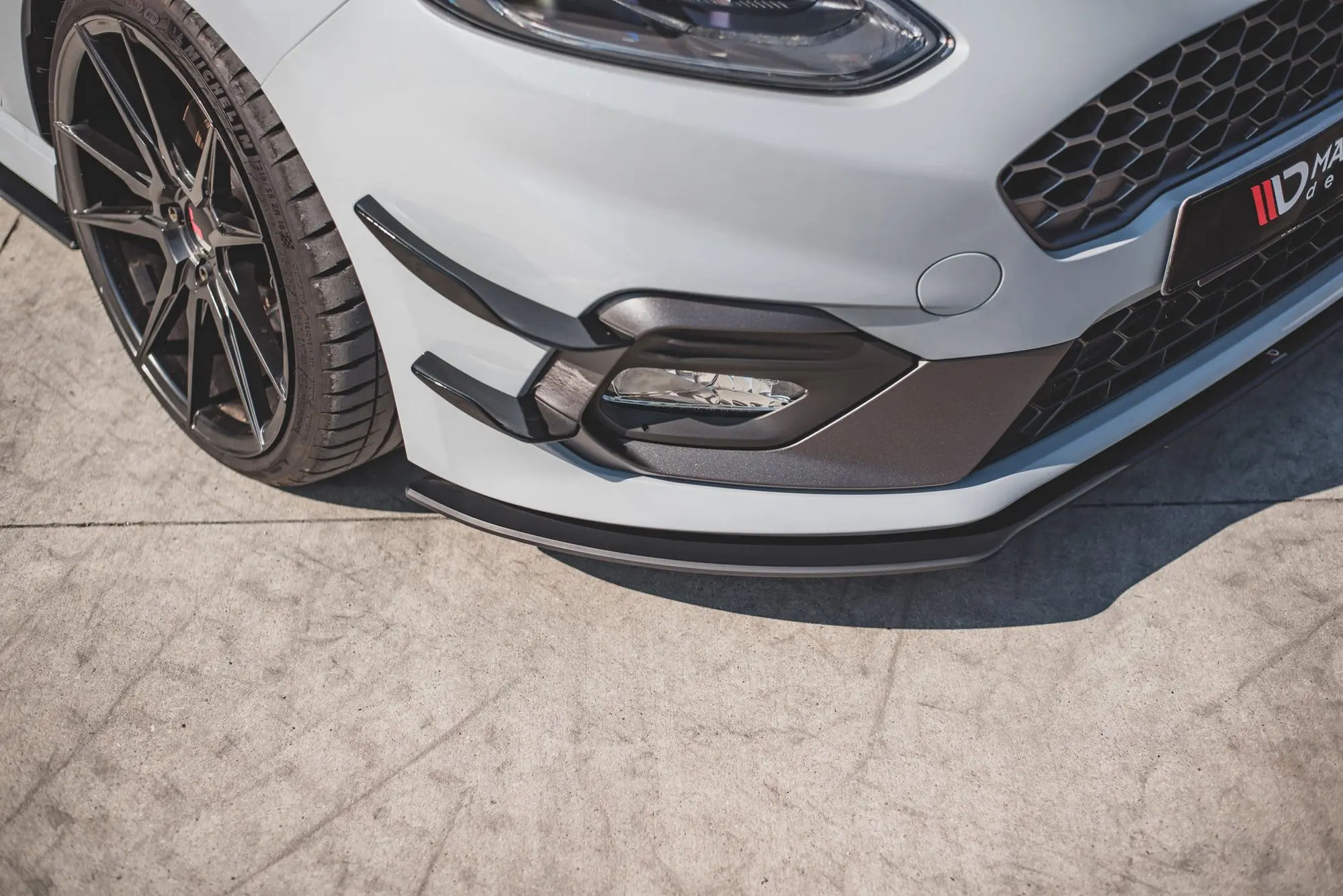 Frontspoiler Ford Fiesta Mk7 ST / ST-Line 2016 - 2023 | Racing Durability Black Edition – bilde 3