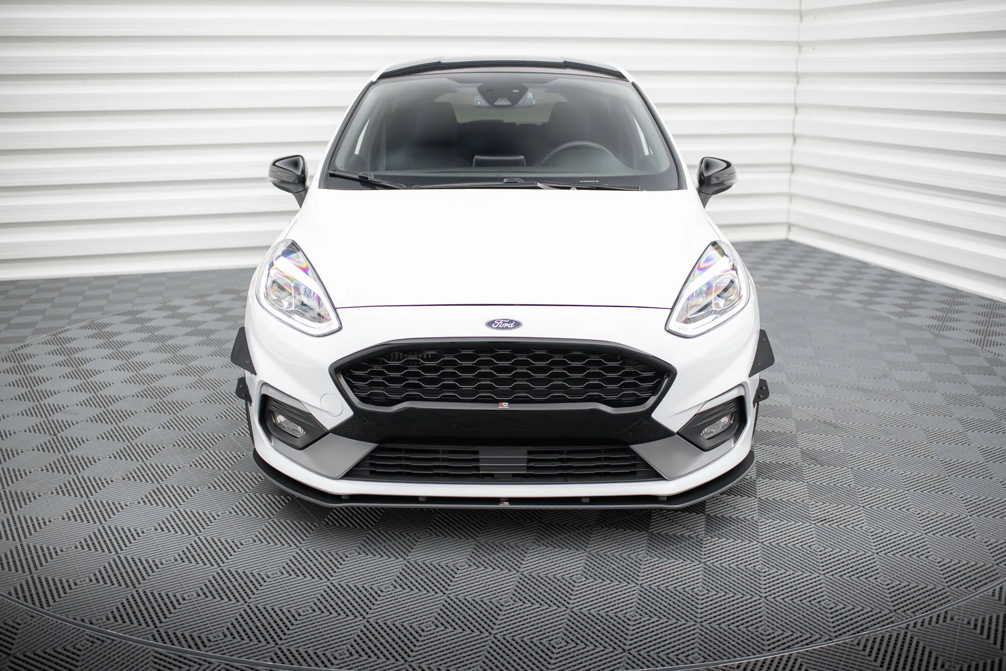 Frontspoiler Ford Fiesta Mk7 ST / ST-Line 2016 - 2023 | Street Pro Black Edition – bilde 2