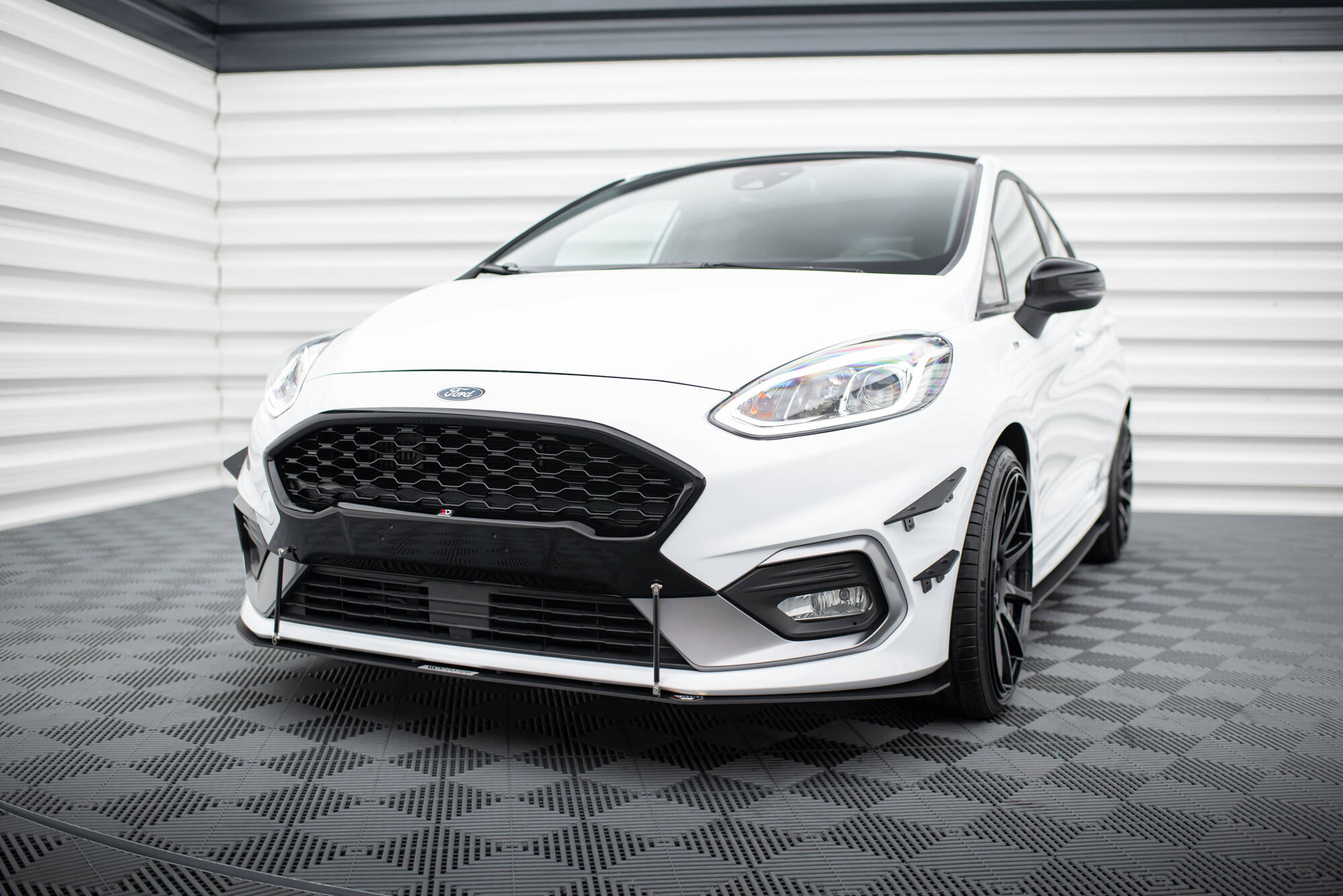 Frontspoiler Ford Fiesta (ST/ST-Line) VIII 2018 - 2021 | Sport Glossy Black Edition V2