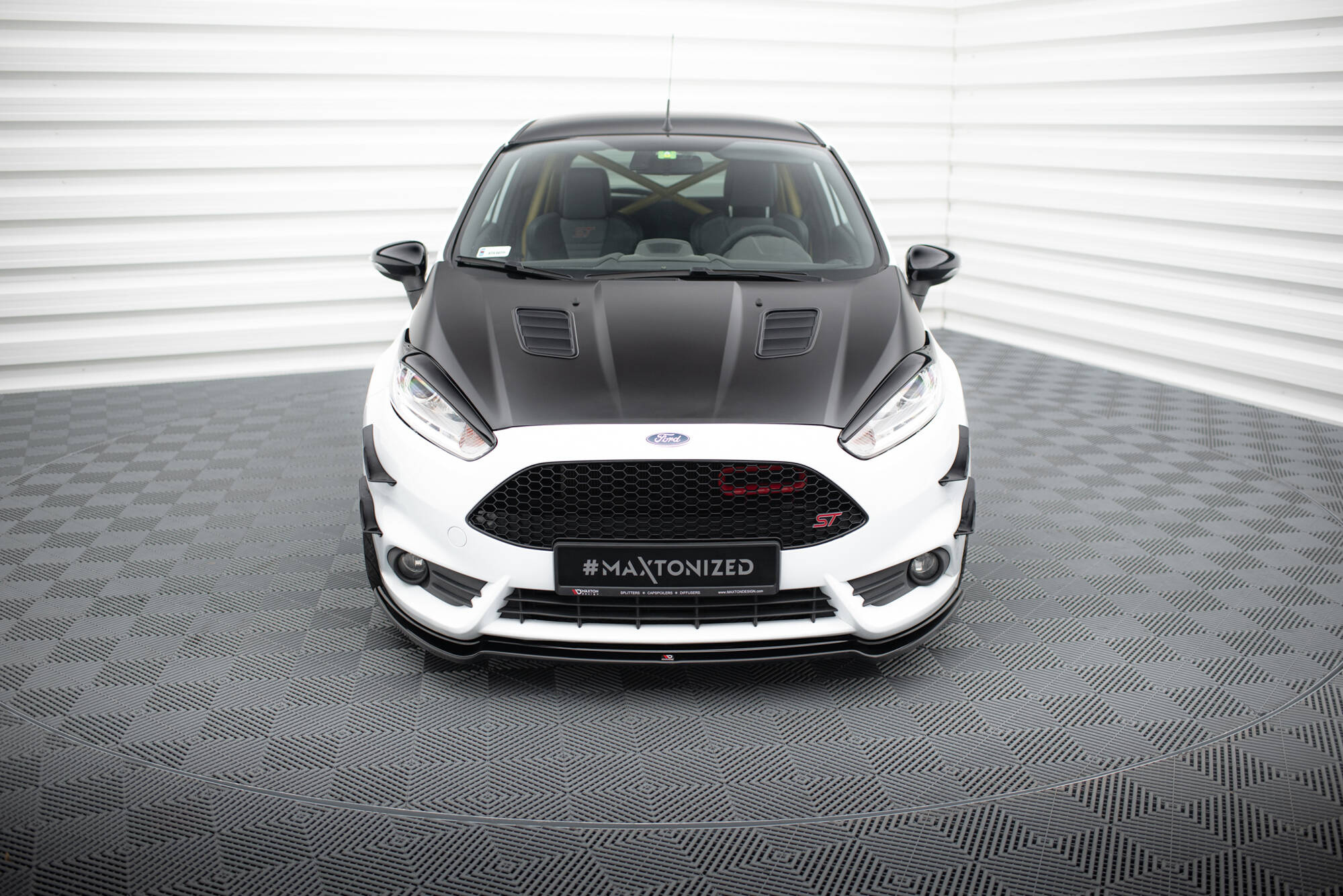 Frontspoiler Ford Fiesta ST VII Facelift 2013 - 2016 | Sport Glossy Black Edition V3 – bilde 2