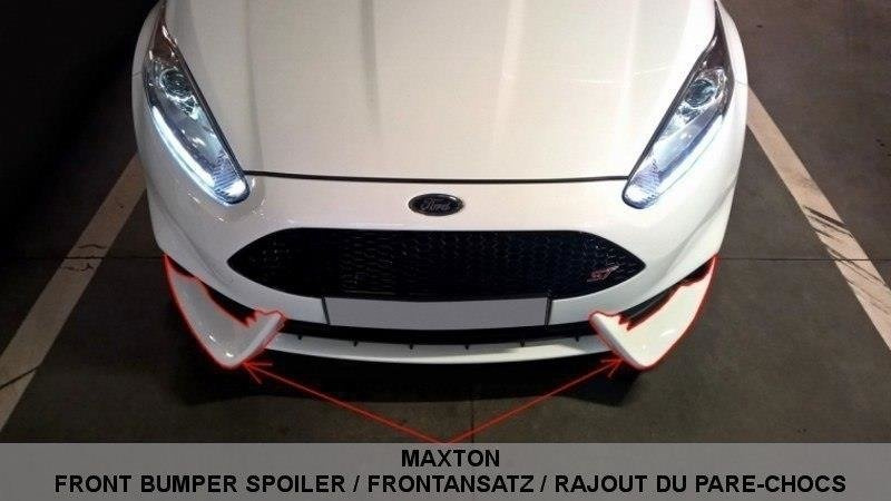 Frontspoiler Ford Fiesta ST VII Facelift 2013 - 2017 | Sport Glossy Black Edition – bilde 2