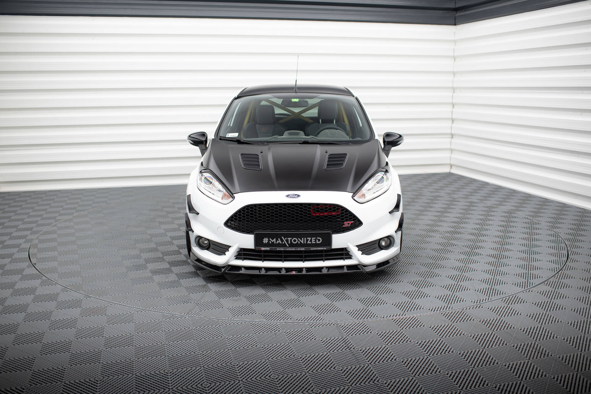 Frontspoiler Ford Fiesta ST VII Facelift 2013 - 2017 | Sport Glossy Black Edition V6 – bilde 2