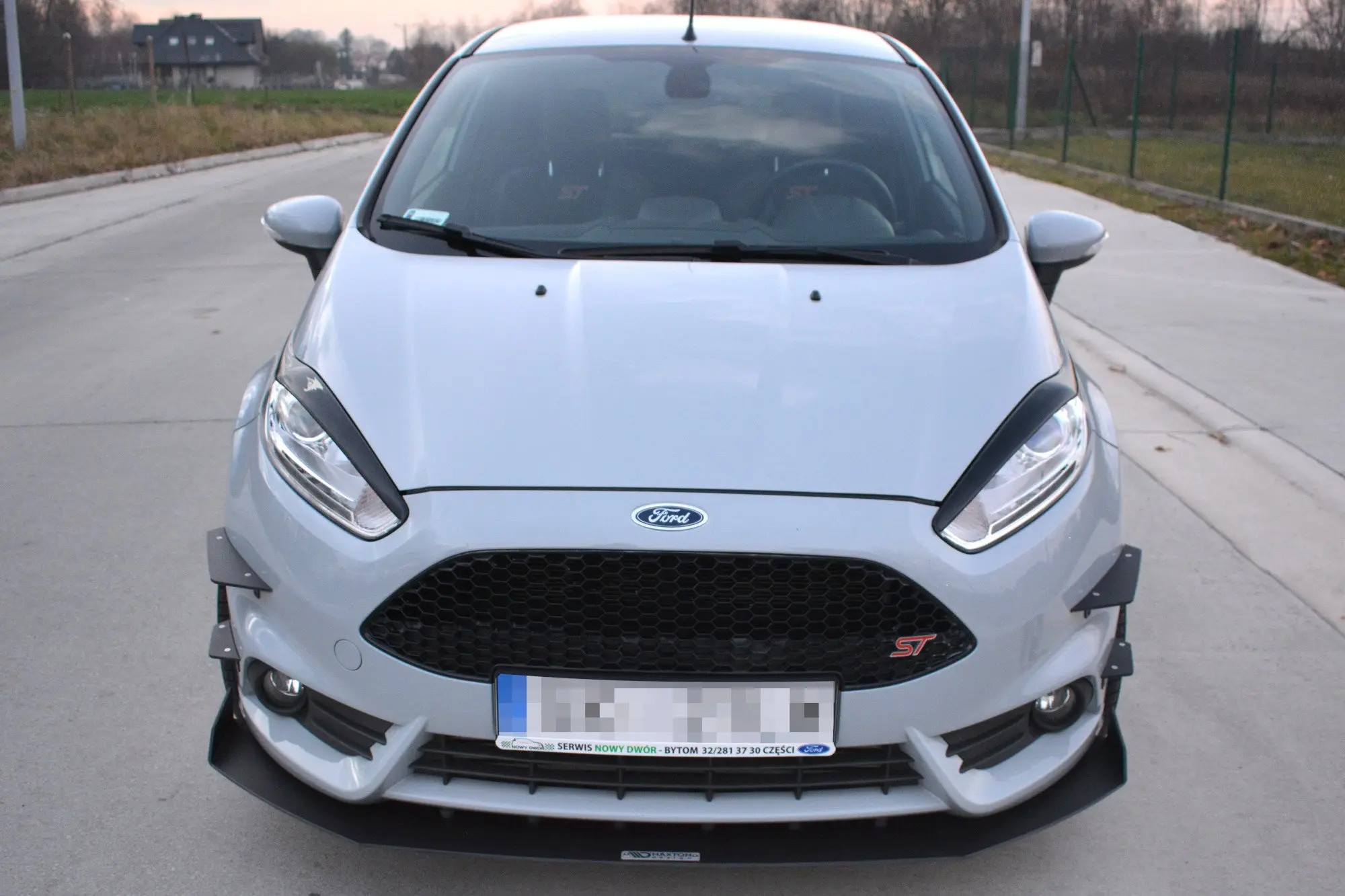 Frontspoiler Ford Fiesta VI ST 2013-2017 | Racing Black Edition