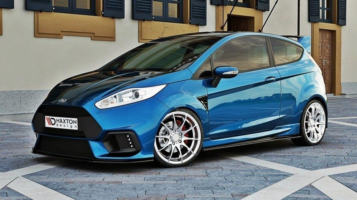 Frontspoiler Ford Fiesta VII Facelift 2012 - 2017 | Sport Glossy Black Edition