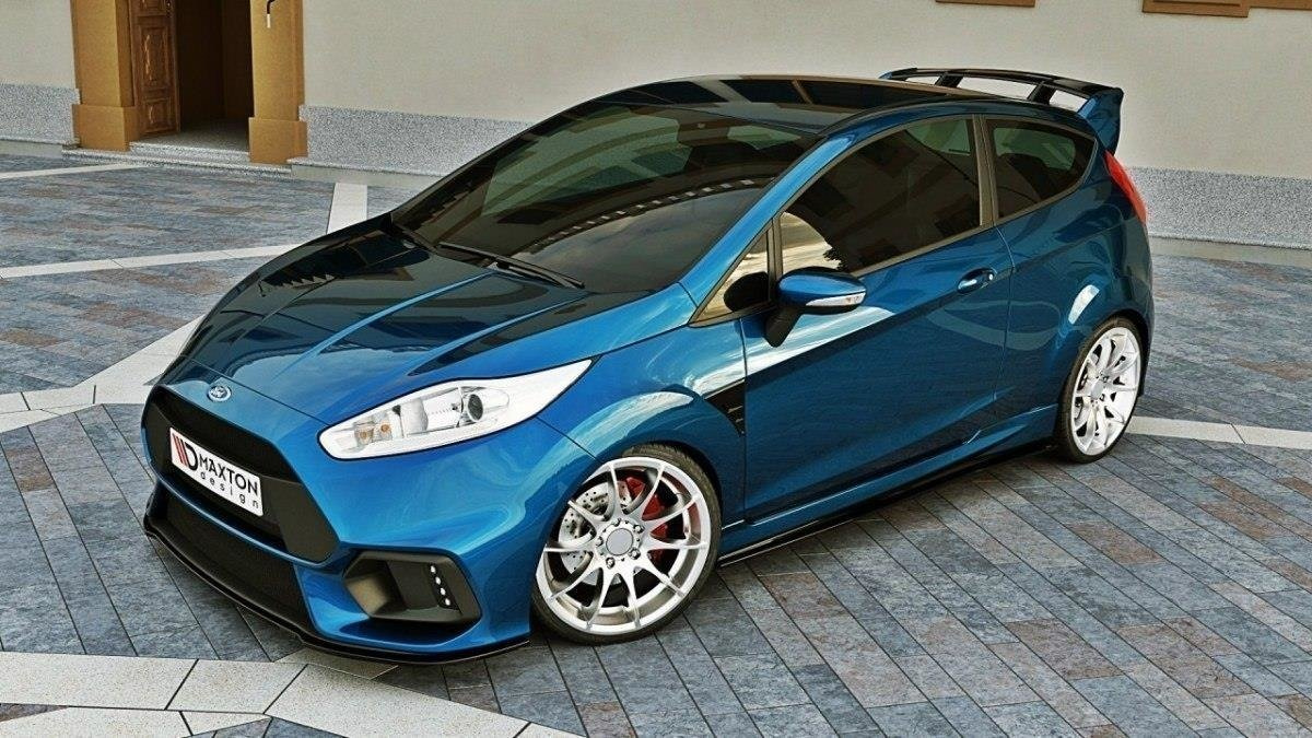 Frontspoiler Ford Fiesta VII Facelift 2012 - 2017 | Sport Glossy Black Edition – bilde 2