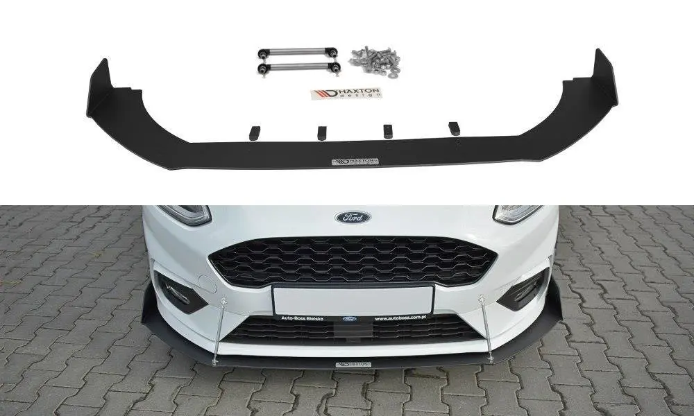 Frontspoiler Ford Fiesta VII ST-Line 2017-2021 / Fiesta VII ST 2018-2021 | V.1 Racing Black Edition – bilde 2