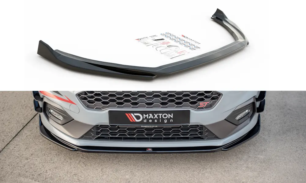 Frontspoiler Ford Fiesta VII ST-Line 2017-2021 / Fiesta VII ST 2018-2021 | V.4 Glossy Black Edition – bilde 2