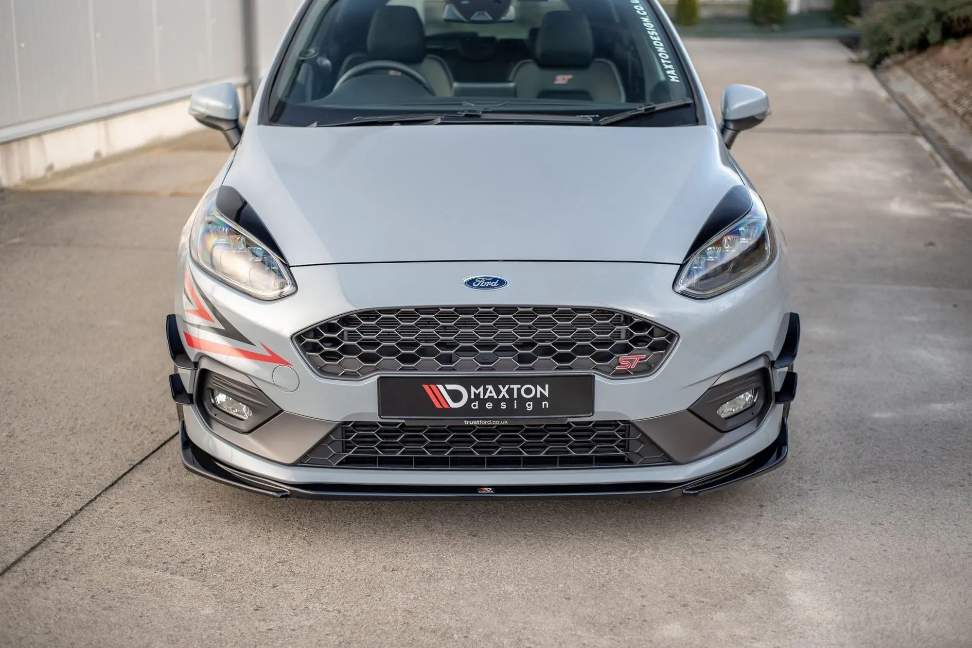 Frontspoiler Ford Fiesta VII ST-Line 2017-2021 / Fiesta VII ST 2018-2021 | V.4 Glossy Black Edition – bilde 5