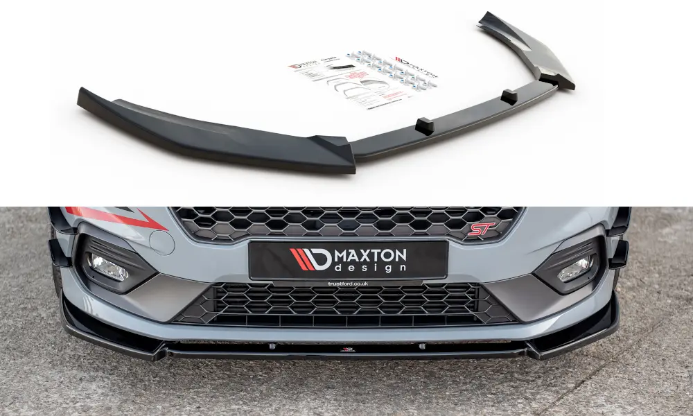 Frontspoiler Ford Fiesta VII ST-Line 2017-2021 / Fiesta VII ST 2018-2021 | V.7 Glossy Black Edition – bilde 3
