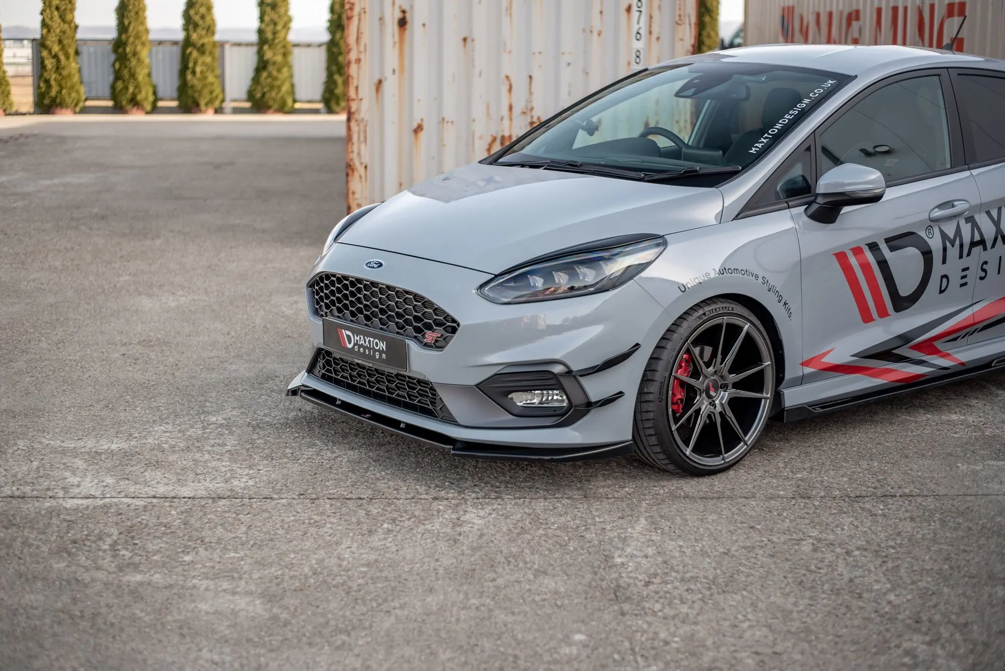 Frontspoiler Ford Fiesta VII ST-Line 2017-2021 / Fiesta VII ST 2018-2021 | V.7 Glossy Black Edition – bilde 5